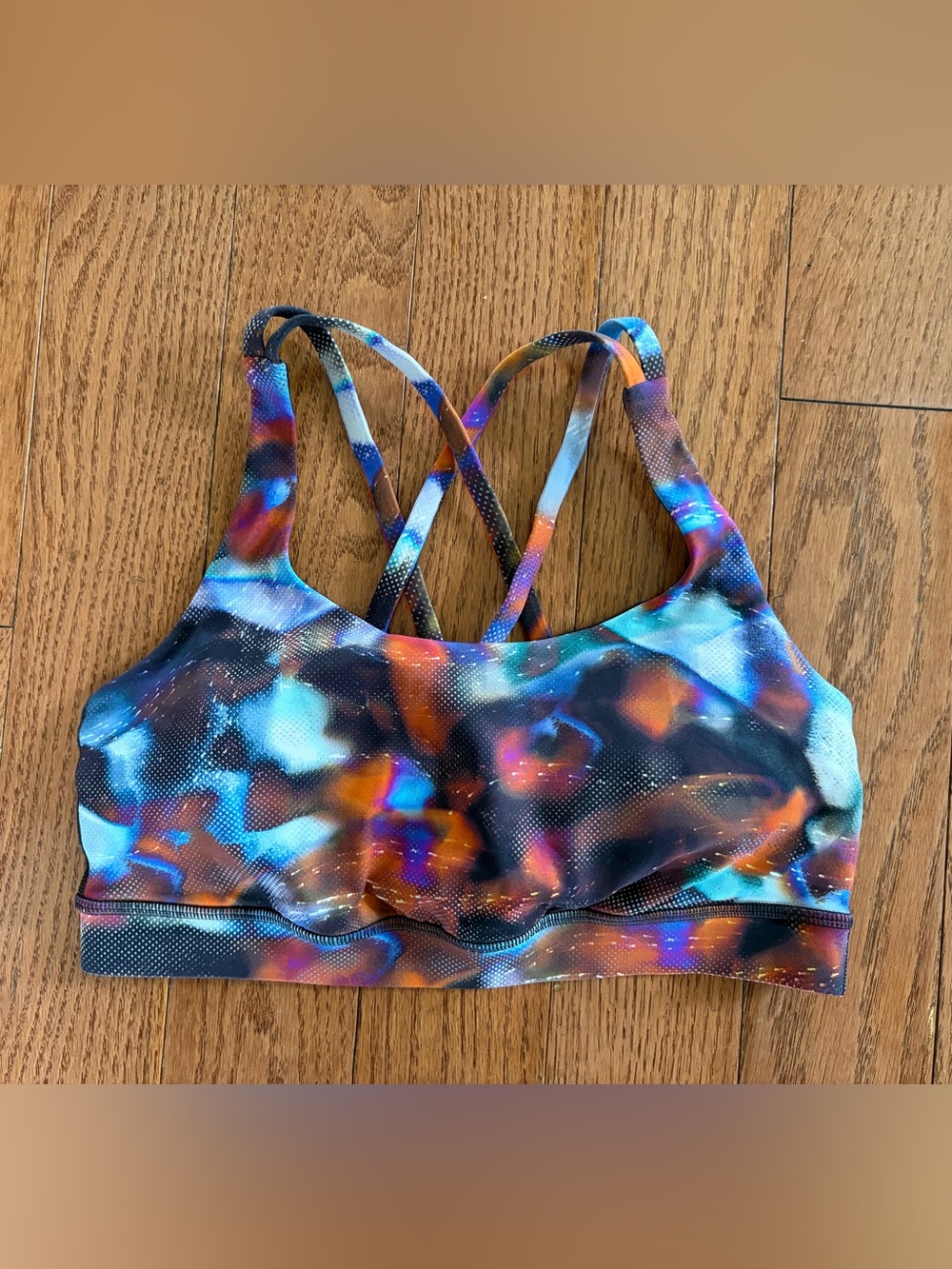lululemon athletica Multicolor Strappy Swim/Sports Bikini Top